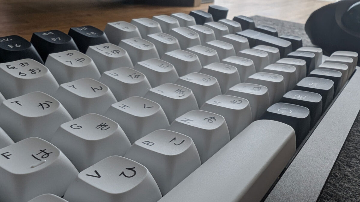 Keychron Q1 MaxのPBT素材キーキャップの写真